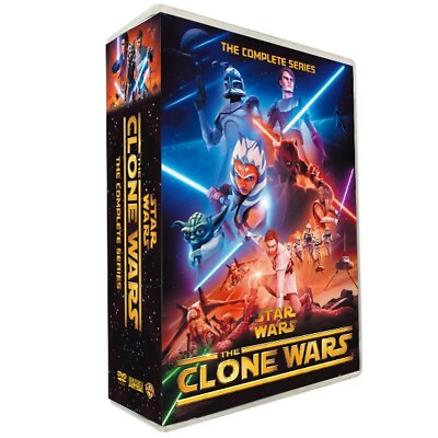 #ad Star Wars: The Clone Wars The Complete Series Season 1 7 DVD 25 Disc Box Set $38.90