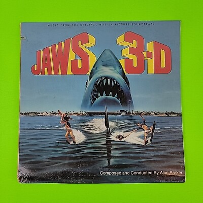 #ad JAWS 3 D Original Soundtrack Alan Parker Vinyl LP 1983 Press MCA 6124 NEW SEALED $39.99