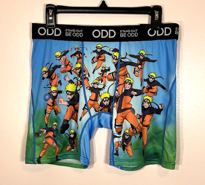 #ad ODD Mens Underwear Boxer Briefs x Naruto Shippuden Anime Size Large NEW $19.99