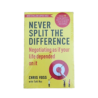 #ad Never Split the Difference by Chris Voss Paperback Book *NEW SEALED* $9.95