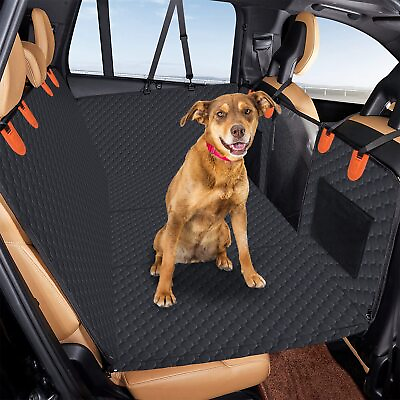 #ad Dog Car Seat Cover Extender Waterproof Hard Bottom for Dogs Hammock Car Backseat $49.36