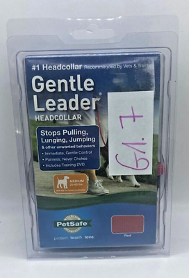 #ad Gentle Leader Fawn Large Dog Headcollar Leash Stops Pulling Jumping Lunging $14.99