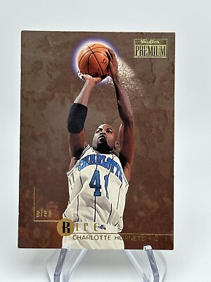 #ad Glen Rice 1996 SkyBox Premium 13 Charlotte Hornets Guard Vintage Basketball Card $1.25