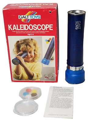 #ad Vintage GALT Kaleidoscope in Box 1970#x27;s Mid Century Classic Toy DENTED US SELLER $24.99