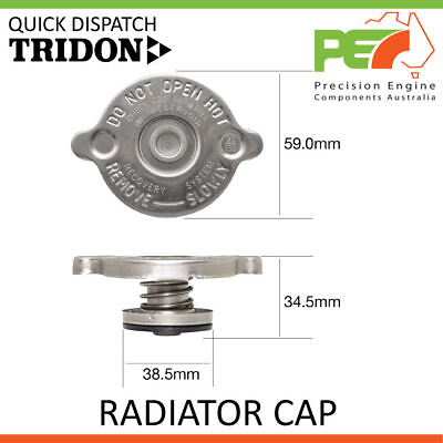 #ad New * TRIDON * Radiator Cap For Fiat 124 125 1.2L 1.8L 4 Cylinders AU $17.00