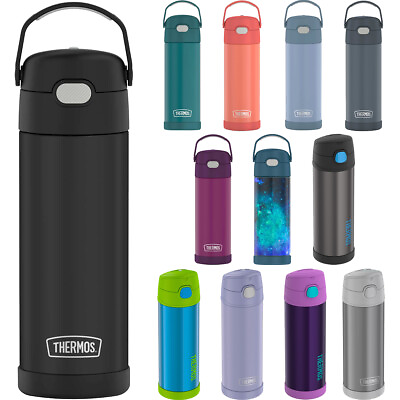 #ad Thermos 16 oz. Kid#x27;s Funtainer Vacuum Insulated Stainless Steel Water Bottle $27.50