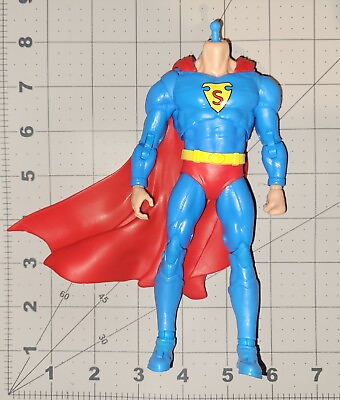 #ad McFarlane DC Superman Male Body Collector Action Comics #1 Custom Fodder Parts $12.99
