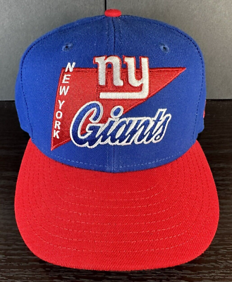 #ad New York Giants New Era 9Fifty Mens Baseball Cap Hat Blue Red Football Snapback $12.00