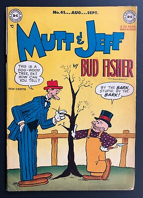 #ad Mutt and Jeff 41 August September 1949 VG FN DC Comics Bud Fisher Sheldon Mayer $29.99