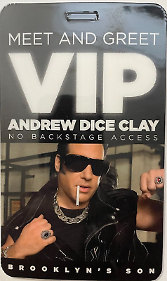 #ad Andrew Dice Clay VIP LAS VEGAS RESIDENCY HARD ROCK CASINO VIP Pass MEET #x27;n GREET $5.00