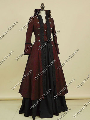 #ad Victorian Steampunk Penny Dreadful Military Gothic Dress Halloween Costume 176 $225.00