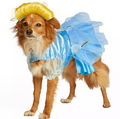 #ad Disney Tails Cinderella Halloween Dog Pet Costume MEDIUM 11 20 LBS $38.88
