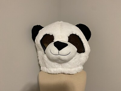#ad NWOT Dan Dee Plush Panda Halloween Costume Cosplay Head Mask $29.99