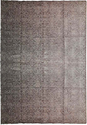 #ad 8#x27; x 10#x27; Brown Loom Knotted Raised Viscose Modern Rug 74538 $750.00
