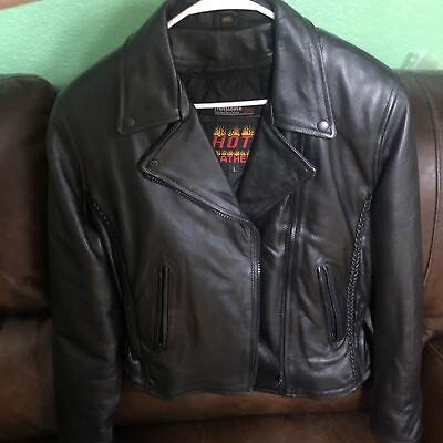 #ad Motorcycle Leather Women’s Hot Leathers Brand Large Great Condition $100.00