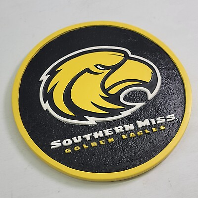 #ad Vintage USM Southern Miss 12quot; Collegiate Stepping Stone Wall Plaque Man Cave $38.66