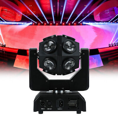 #ad 2x DJ Moving Head Disco Light Beam LED Sport Football Stage Lighting RGBW 12X10w $240.00