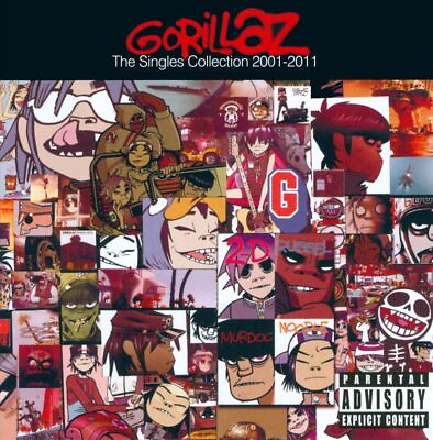 #ad GORILLAZ THE SINGLES COLLECTION 2001 2011 PA NEW CD $13.89