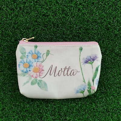 #ad Coin Purse Wallet Pouch Flower Floral Woman Lady Thai Zipper Water Resistant $13.00