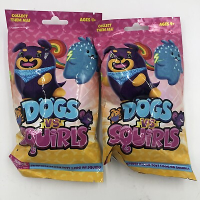 #ad 2 Pack New SEALED Dogs vs Squirls Bean Size Cats Vs Pickles IN STOCK $21.49