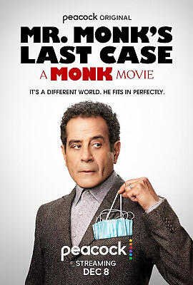#ad Mr. Monk#x27;s Last Case: A Monk Movie 2023 Movie DVD New $19.99
