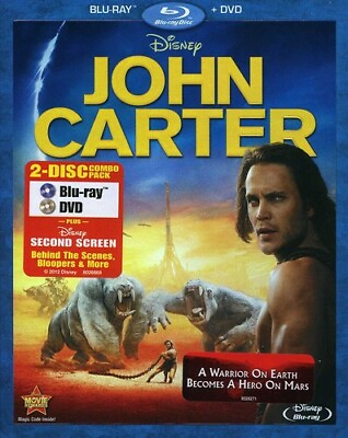 #ad John Carter Two Disc Blu ray DVD Combo Blu ray $6.40