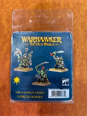 #ad Warhammer The Old World Orc And Goblin Tribes Goblin Bosses Metal NEW $35.00