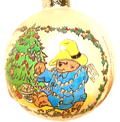 #ad 1980 Paddington Bear Trim a Treat Ornament Schmid RETIRED Christmas Holiday NEW $12.33