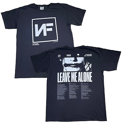 #ad NF Leave Me Alone Graphic Music Concert Tour Rap T Shirt Official Merch Sz Large $55.00