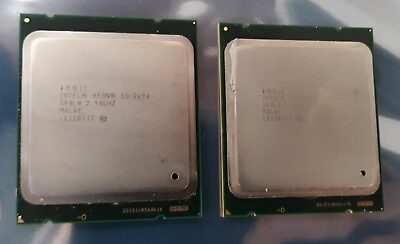 #ad Pair of Intel Xeon E5 2690 SR0L0 2.90GHz 8core 20MB Server Processor $17.99