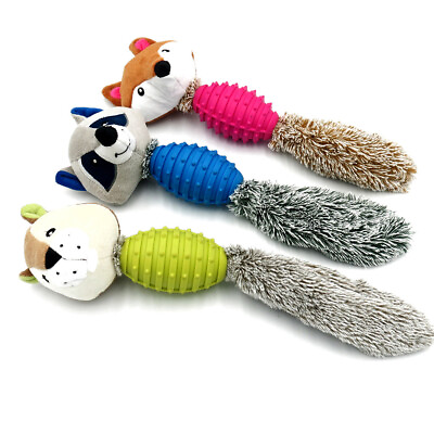 #ad Pet Dog Squeaky Toy Squeaker Sound Chew Fetch Bite Toy Cat Interactive Toy $17.65