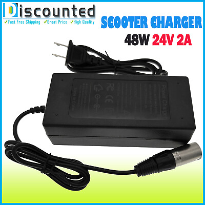 #ad For Pride Mobility Electric Scooter Battery Charger Shoprider Mobility XLR 24V $12.89