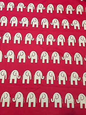 #ad Premier Prints Ele the Elephant Cotton Woven Fabric Candy Pink BY THE YARD $16.00