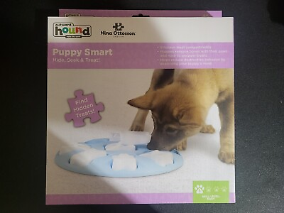 #ad Outward Hound Puppy Smart Interactive Treat Puzzle Game Level 1 Hide Seek Treat $12.70