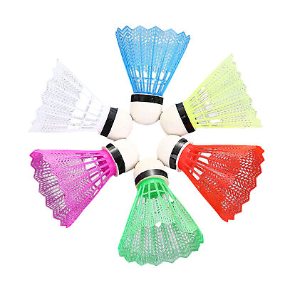 #ad 6X Badminton Colorful For Kids Child School Badminton Match Outdoor Sports Durab $8.90