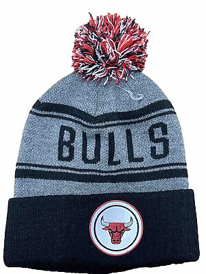 #ad ADIDAS NBA CHICAGO BULLS Beanie Unisex Mens Cuffed POM BALL Knit Beanie $24.99
