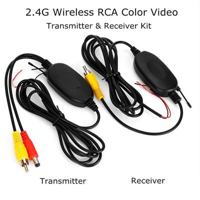 #ad 2.4GHZ Wireless Video for Car DVD Monitor WIFI Reverse Rear Backup View Came AL $13.65