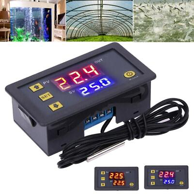 #ad 12V Temperature Controller Switch with Probe 20A Thermostat Control US $3.38