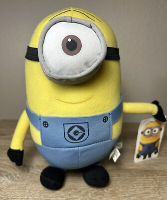 #ad New W Tags Despicable Me Minion Stuart Plush Soft Toy 10” Universal Toy Factory $11.99