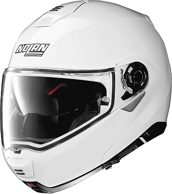#ad Open Box Nolan Adult N100 5 Street Motorcycle Helmet Metallic White Large $314.96