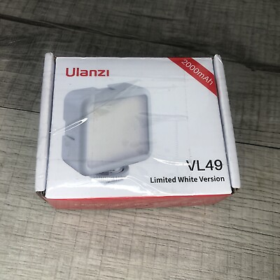 #ad ULANZI VL49 Limited White Version 2000mah $16.90