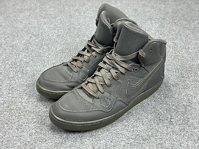 #ad Nike Son Of Force Mid Premium Anthracite Mens Size 11 Black High Top 725203 001 $39.95