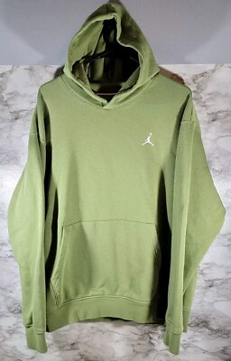 #ad Jordan Green Pullover Hoodie Men#x27;s Size Large Great Condition $24.99