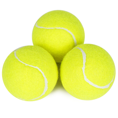 #ad Tennis Balls for Dogs 3 Pcs 2.5 in Thick Bouncy Dog Ball Yellow Fetch Dog Toy $23.77