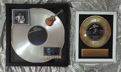 #ad George Jones HE STOPPED LOVING HER Gold 45 amp; Memorial Photo $199.00