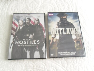 #ad HOSTILES: CHRISTIAN BALE amp; OUTLAWS: BBC PRODUCTION DVD BOTH NEW amp; SEALED $12.50