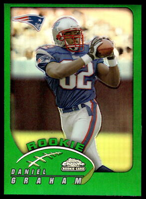#ad 2002 Topps Chrome Daniel Graham Rookie Refractor Patriots RC $2.19