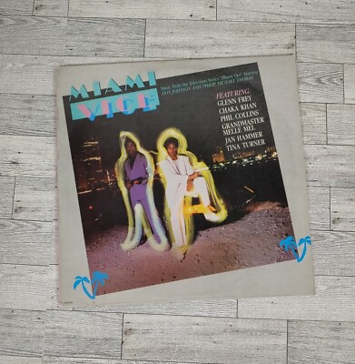 #ad 1985 Miami Vice Movie Vinyl Record MCA Vintage Music Soundtrack SEALED $15.96