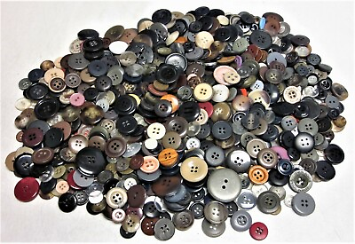 #ad Large Lot of Various Mixed Buttons $4.99