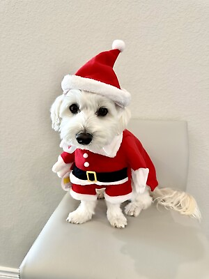 #ad #ad Christmas Santa Claus Pet Dog Outfit $12.45